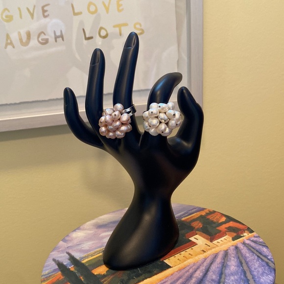 Jewelry - Freshwater Pearl Rings (2) - ADJUSTABLE and NEW!